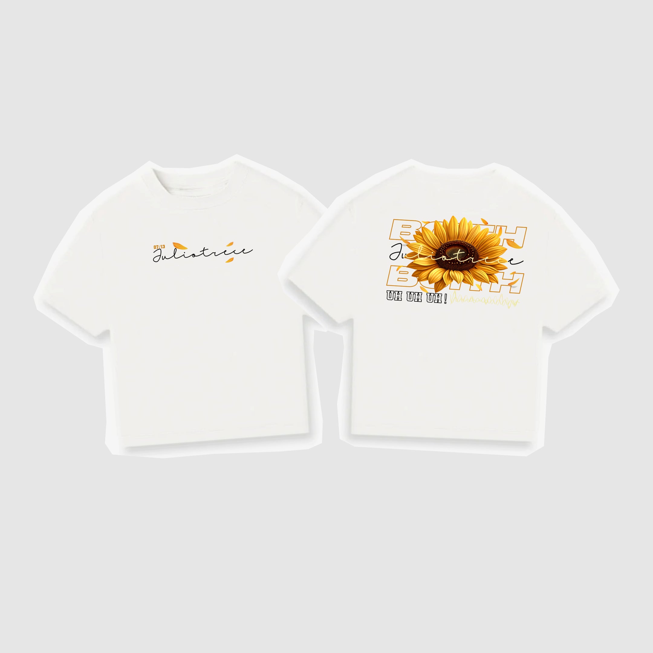 BCITH13 Sunflower Baby Tee – Woman